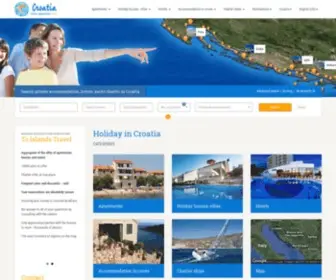 Croatia-Hotels-Apartments.com(Holiday in Croatia) Screenshot