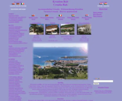 Croatia-Rab.net(Ferienwohnung Insel Rab Kroatien. Accommodation Island Rab Ferienanlage Kroatien Urlaub Insel Rab) Screenshot