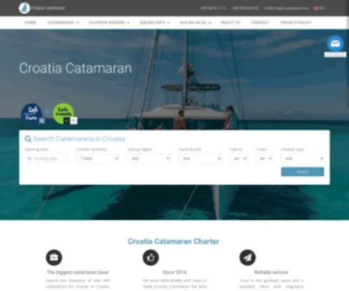Croatia-Yacht-Rent.com(Catamaran Charter Croatia) Screenshot
