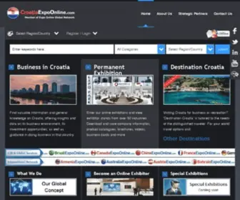 Croatiaexpoonline.com(Croatia Permanent Virtual Exhibition and Business Directory) Screenshot