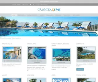 Croatiagems.com(Croatia Villas) Screenshot