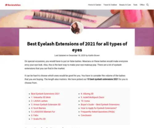 Croatiandesignsuperstore.com(Top 10 Best Eyelash Extensions of 2021 for all types of) Screenshot