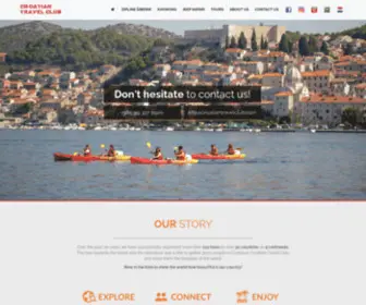 Croatiantravelclub.com(Croatian Travel Club Ltd) Screenshot