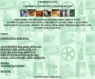 Croberts.com(ROBERTS ENGINEERING) Screenshot