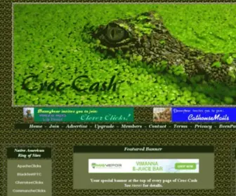 Croc-Cash.com(Advertising) Screenshot