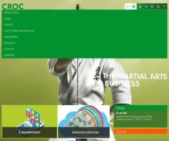 Croc.com(CROC IT company) Screenshot