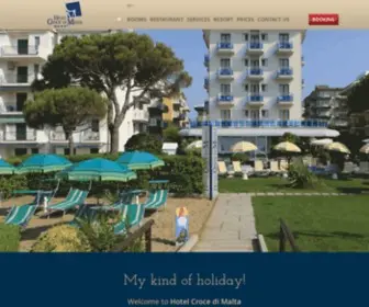Crocedimalta.info(Hotel Jesolo 4 stelle frontemare con piscina) Screenshot