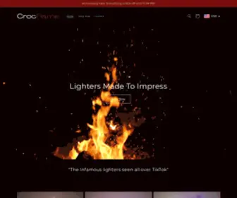 CrocFlame.co(The Coolest Lighters) Screenshot