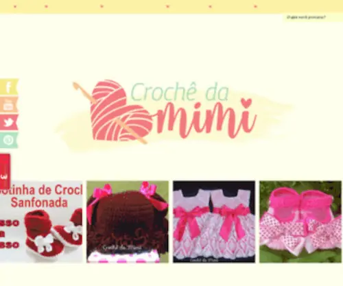 Crochedamimi.com.br("Crochê) Screenshot