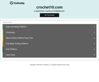 Crochet10.com(Crochet 10) Screenshot