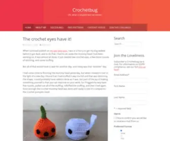Crochetbug.com(Oh, what a tangled web we weave) Screenshot