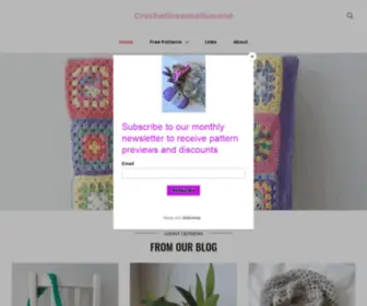 Crochetlovemelbourne.com(Free crochet patterns) Screenshot