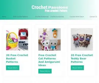 Crochetpassions.com(We discover Free crochet patterns for Beginner Crochet Hats) Screenshot