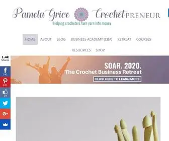 Crochetpreneur.com(Helping Crocheters Turn Yarn Into Money with Business Tips) Screenshot