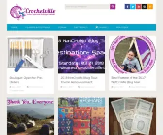 Crochetville.com(Enrich your life through crochet) Screenshot