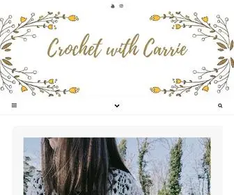 Crochetwithcarrie.com(Free and unique crochet patterns) Screenshot