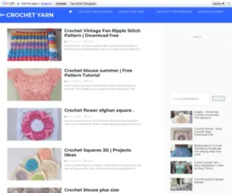 CrochetyarnStore.com(CROCHET YARN) Screenshot