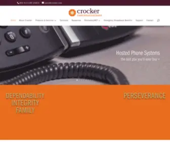 Crocker.com(Crocker Communications) Screenshot