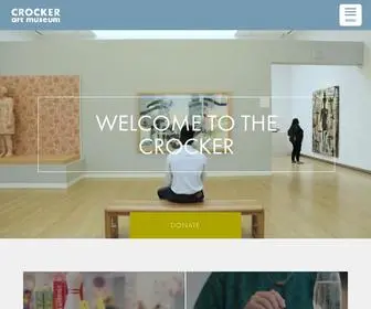 Crockerart.org(Crocker Art Museum) Screenshot