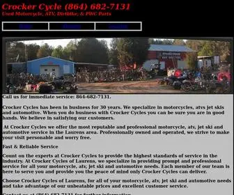 Crockercycle.com(Crocker Cycle) Screenshot