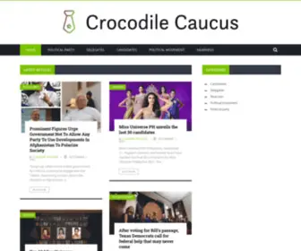 Crocodilecaucus.com(Crocodile Caucus) Screenshot