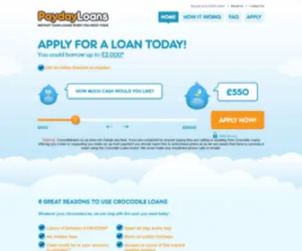 Crocodileloans.co.uk(Crocodileloans) Screenshot