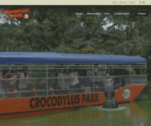 Crocodyluspark.com.au(Crocodylus Park) Screenshot