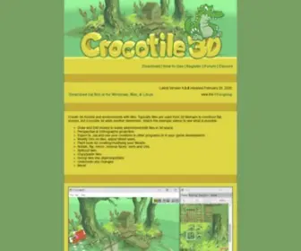 Crocotile3D.com(Crocotile 3D) Screenshot