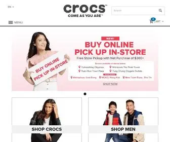 Crocs.com.hk(Hong Kong Online Store) Screenshot
