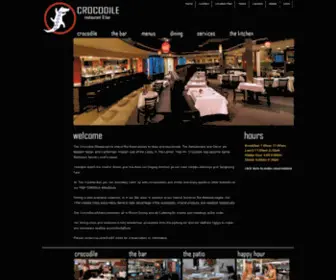 Crocsb.com(Crocodile Restaurant & Bar at the Lemon Tree Inn) Screenshot