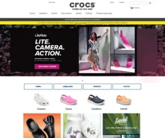 Crocsmexico.com.mx(México) Screenshot