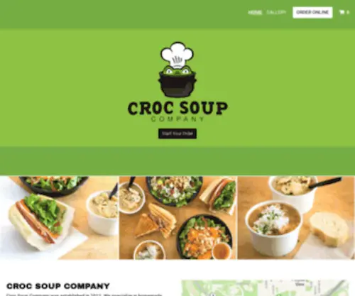Crocsoupcompany.com(CROC SOUP COMPANY) Screenshot
