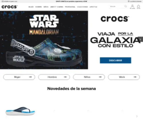Crocspain.com(Tienda online de zapatos) Screenshot