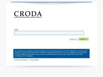 Crodashareplans.com(Croda Portal) Screenshot