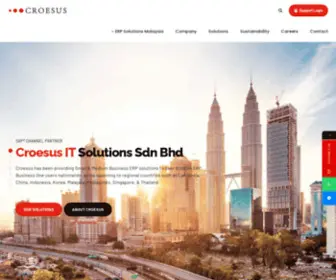 Croesus.com.my(SAP BUSINESS ONE) Screenshot