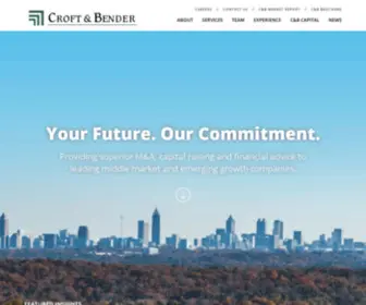 Croft-Bender.com(Croft & Bender Investment Banking) Screenshot