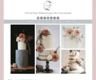 Croftcakedesign.ie(Stylish buttercream wedding cakes in Wicklow) Screenshot