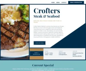 Crofters.ca(Crofters Steak & Seafood) Screenshot