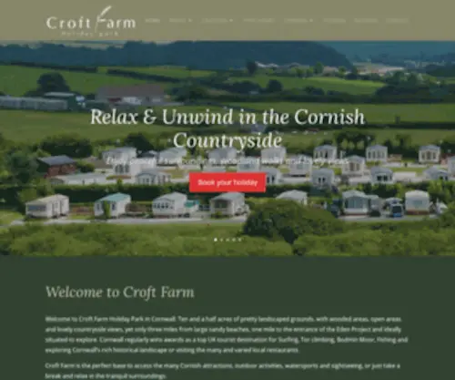 Croftfarm.co.uk(Park Homes) Screenshot