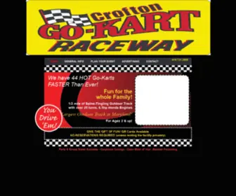 Croftongokartraceway.com(Go Kart Raceway) Screenshot