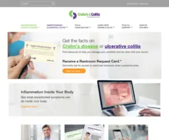 Crohnsandcolitis.com(Crohn’s) Screenshot