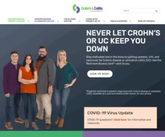 Crohnsonline.com(Crohn's Online) Screenshot