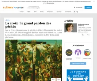 Croire.com(Site catholique) Screenshot