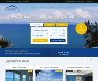 Croisettimmo.com(La croisette Immobilière) Screenshot