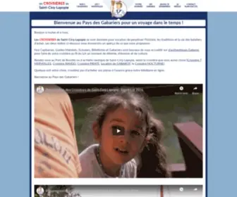 Croisieres-Saint-Cirq-Lapopie.com(Les Croisières de Saint) Screenshot
