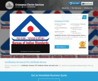 Croissanceelectro.co.in(Croissance Electro Services) Screenshot