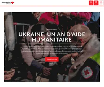Croix-Rouge.be(Croix-rouge de belgique) Screenshot