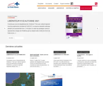 Croixbleue.fr(La Croix Bleue) Screenshot