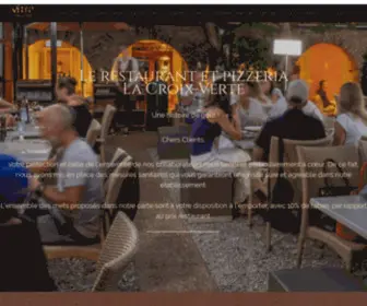 Croixverte.ch(Restaurant de la Croix verte) Screenshot