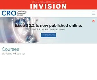 Crojournal.com(CRO Education Portal) Screenshot
